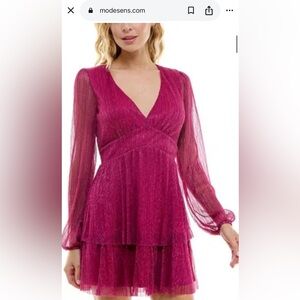 Trixxi Vibrant Pink Dress